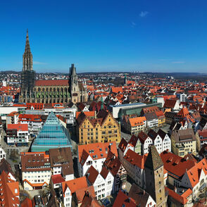 Ulm Netze Stadt Ulm aus der Luft Bild Ulm Netze Stadt Ulm aus der Luft