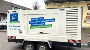 Bild Ulm Netze Notstromaggregat